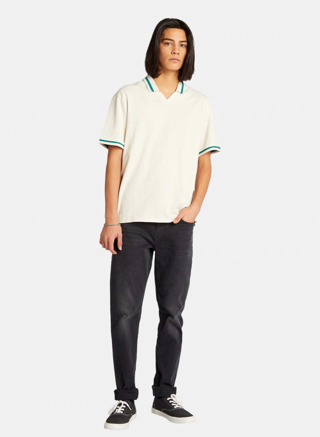 Slim-Fit 5 Pocket Denim Trousers